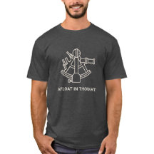 T-shirt met aangepast minimalistisch nautisch sext