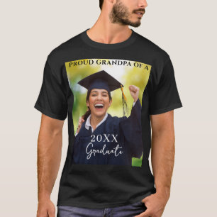 T-shirt met afstudeerfoto trotse opa