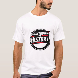 T-shirt met aftelling naar geschiedenis – Wereldwi