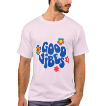 T-shirt met alleen goede vibes | Positieve quote