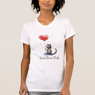 T-shirt met alleen vriendelijke liefde