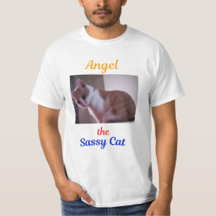 T-shirt met Angel de brutale kat