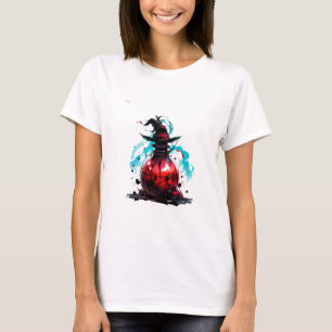 T-shirt met angst