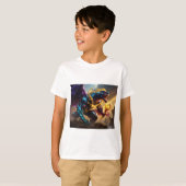 T-shirt met avonturenthema voor kinderen: (Voorkant volledig)