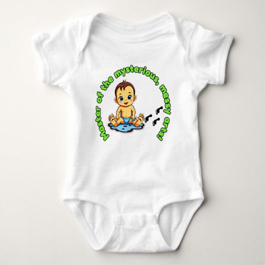 T-shirt met baby thema  (Voorkant)