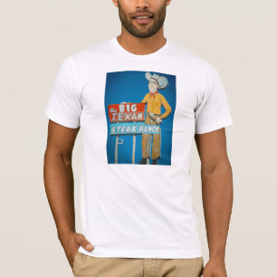 T-shirt met Big Texan neon-teken