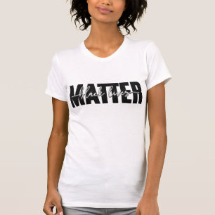 T-shirt met Black Lives Matter-typografie