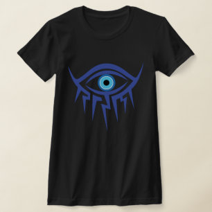 T-shirt met Boze Oog en Allesziend Oog