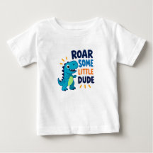 T-shirt met brullende kleine vent peuter jongen di