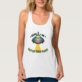 T-shirt met buitenaardse scheepsstraal