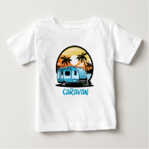 T-shirt met caravan voor kinderen