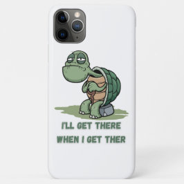 T-shirt met cartoon schildpad iPhone 11 pro max hoesje