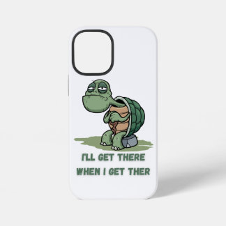 T-shirt met cartoon schildpad iPhone 12 mini hoesje