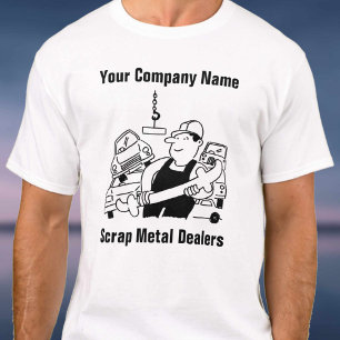T-Shirt met cartoon voor schroothandelaars