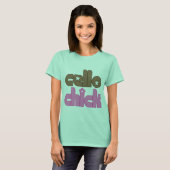  T-shirt met Cello Chick (Voorkant volledig)