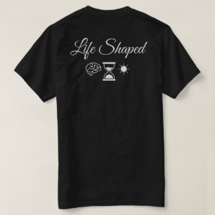 T-shirt met citaat over leven vormgeven door geest