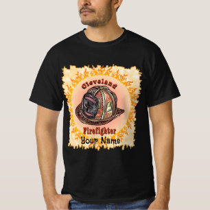 T-shirt met Cleveland brandweerman