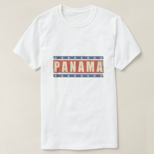 T-shirt met Cool Panama-vlag afdrukken
