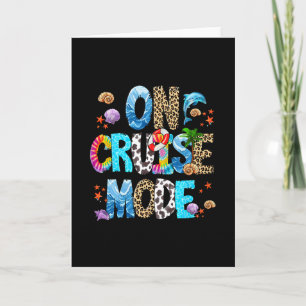 T-shirt met cruise modus voor cruiseschepen kaart