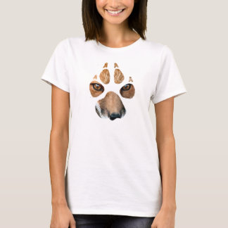 T-shirt met damesvos