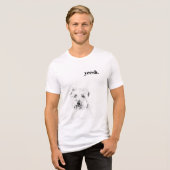 T-shirt met Dash de Hond (Voorkant volledig)