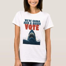T-shirt met de tekst 'We zullen voor een grotere s
