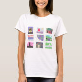 T-shirt met Design voor strand en Natuur (Voorkant)