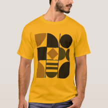 T-shirt met diverse vormen voor heren