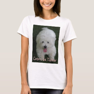 T-shirt met Dog Photo, Coton de Tulear
