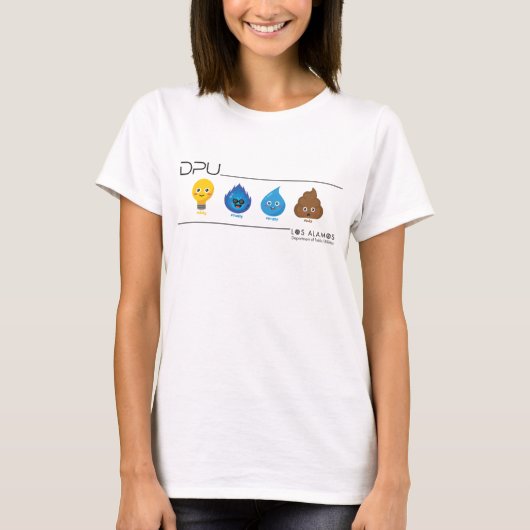 T-shirt met DPU's mascottes (Voorkant)