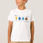 T-shirt met DPU's mascottes (Voorkant)