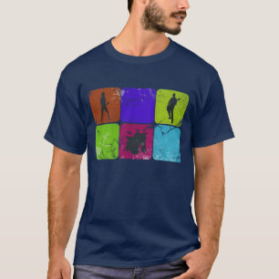 T-shirt met drukknop