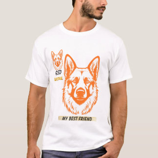 T-shirt met Duitse herder