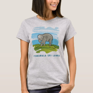 T-Shirt met een baby olifant illustratie.