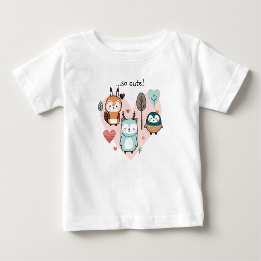 T-shirt met een leuke illustratie (Voorkant)
