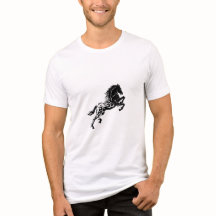 T-shirt met een onderscheidend paardendesignT-Shir