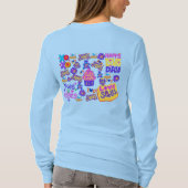 T-shirt met een  ontwerp. (Achterkant)