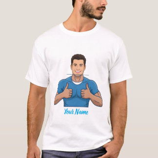 T-shirt met eigen gezicht en naam - Gepersonalisee