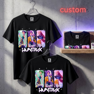 T-shirt met eigen naam K-pop Anime Meisjes Squad