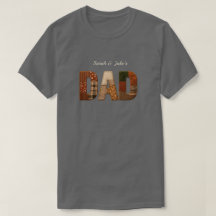 T-shirt met eigen naam van papa en kinderen