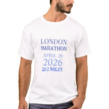 T-shirt met eigen tekst Londen 2023 Marathon