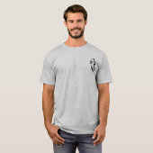 T-shirt met "ESTABLISHED" (Voorkant volledig)