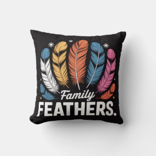 T-shirt met familieveren – Symbool van liefde, een Kussen