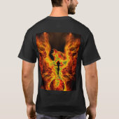 T-shirt met fenix-stijgende bg (Achterkant)