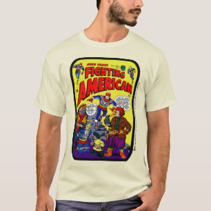 T-shirt met Fighting American uit de jaren 50