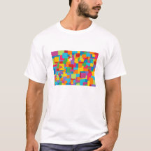 T-shirt met fine art schilderij print ontwerp