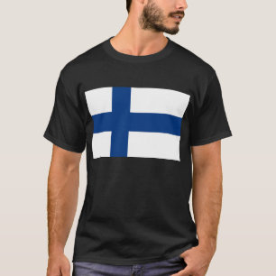 T Shirt met Finse vlag