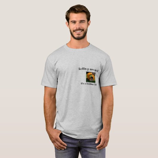 T-shirt met flauw (Voorkant volledig)