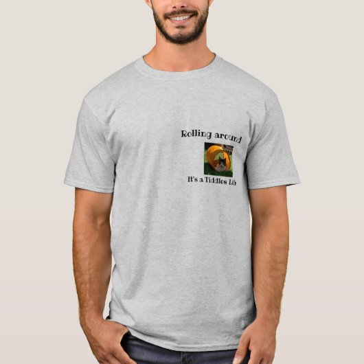 T-shirt met flauw (Voorkant)