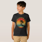 T-Shirt met FOREVER CHASING SUNSETS (Voorkant volledig)